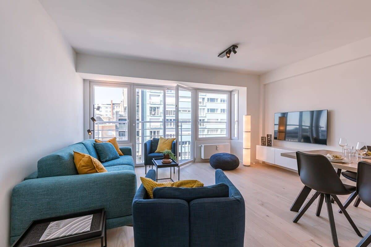 Ganze Wohnung, Ferienwohnung für 4 Personen mit Balkon/Terrasse in Oostende stadt, Oostende