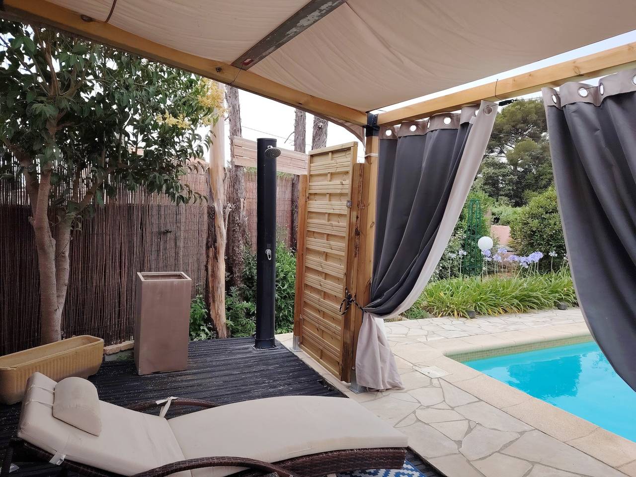 Appartement 'Ptit Coin De Paradis Plage Peguiere' met privézwembad, wifi en airconditioning, foto 11