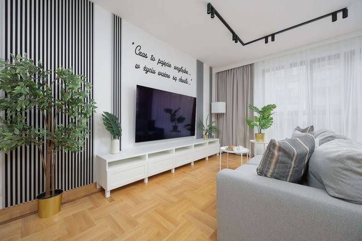 Apartament wakacyjny dla 4 osób, z balkon/ taras, Dla rodziny w Wilanów