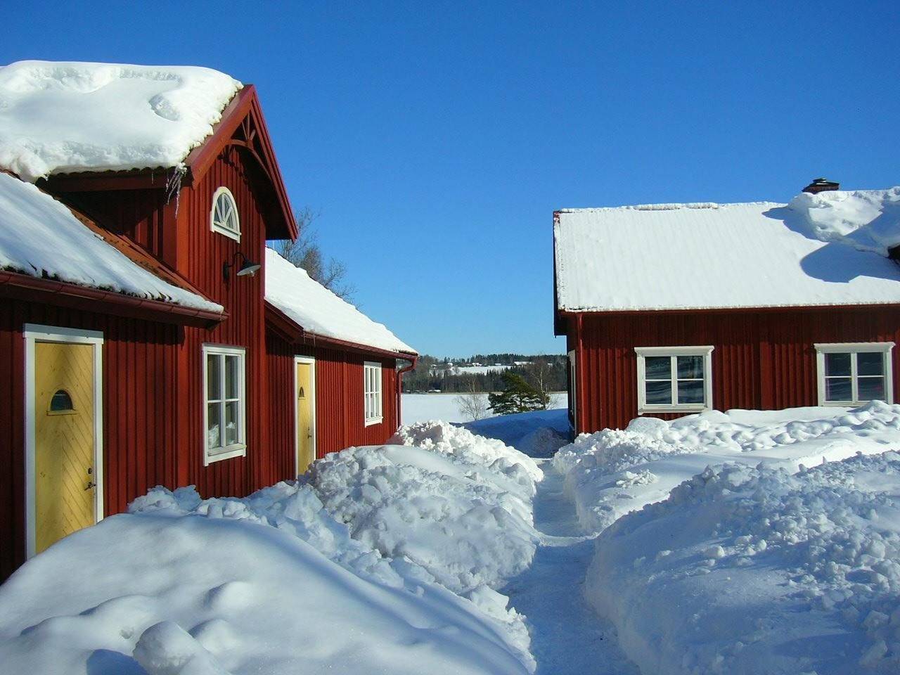Haus mit toller Aussicht an einem schönen See in Bellö, Jönköpings län