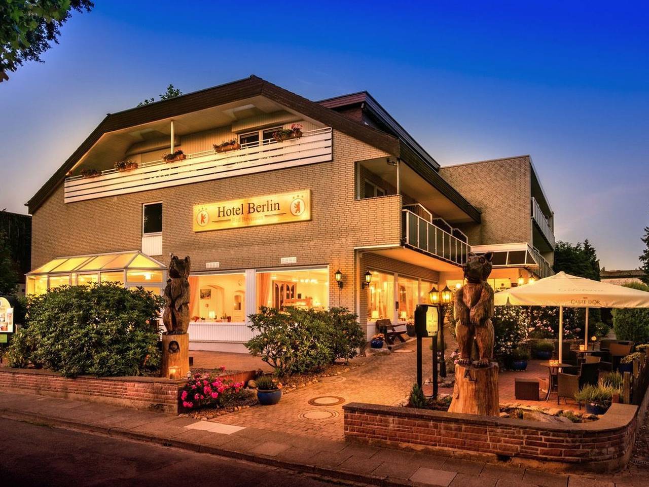 Akzent Hotel Berlin - Dz im Souterrain, mit Terrasse (Südseite) in Bad Bevensen, Landkreis Uelzen