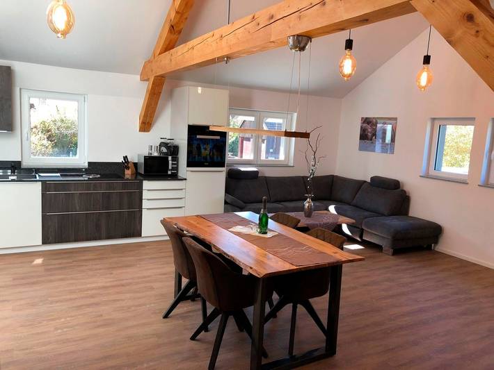 Ferienwohnung für 4 Personen, mit Terrasse und Sauna in Buchenberg