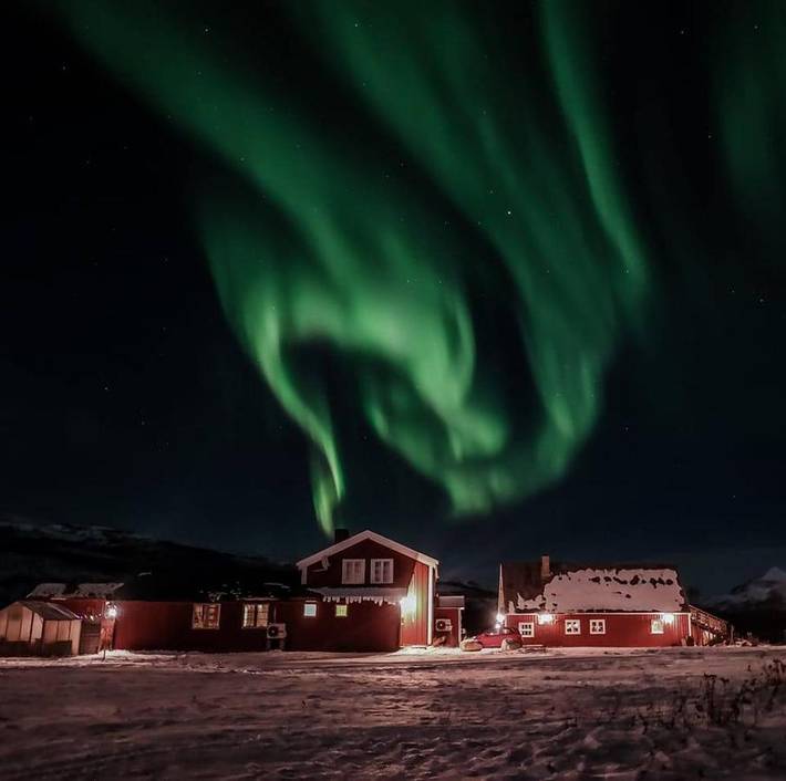 BnB für 2 Personen, mit Ausblick und Sauna sowie Garten in Norwegen