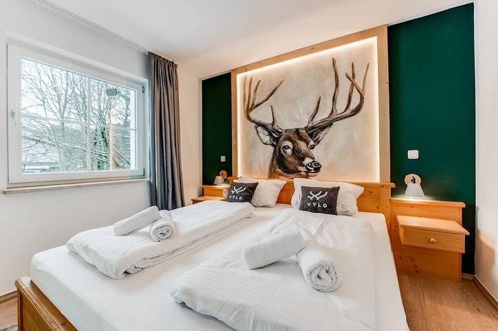 Ferienwohnung für 5 Personen, mit Balkon und Sauna in Bad Hindelang