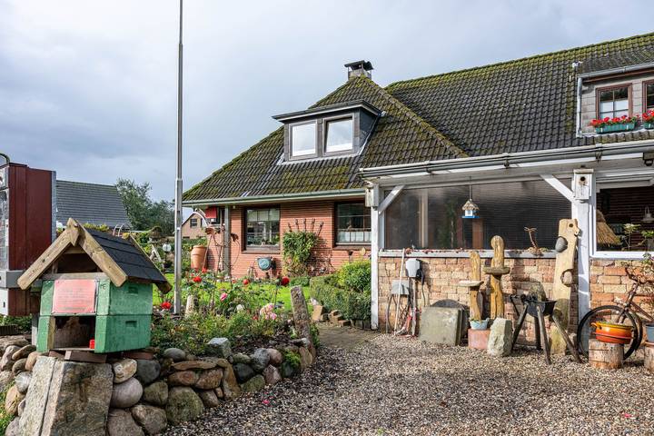Appartement entier, Appartement 'Ferienwohnung Schwalbennest' avec terrasse partagée, jardin partagé et Wi-Fi in Immenstedt, Grünes Binnenland