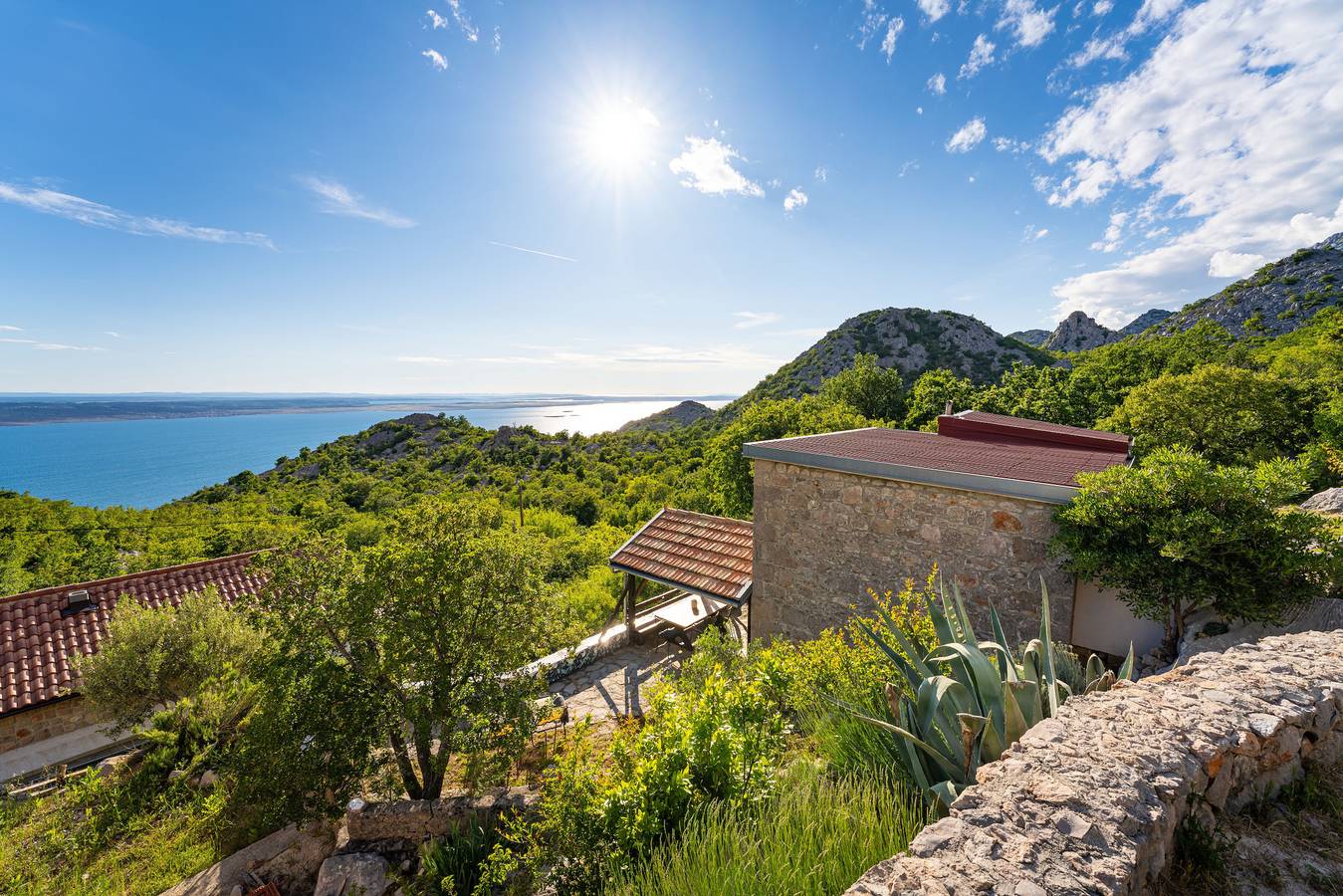 Sea view stone house Dobroselo in Starigrad, Zadar
