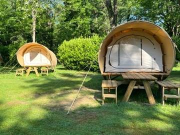 Camping pour 2 Personnes dans Vayrac, Quercy, Photo 4