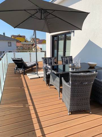 Ferienwohnung für 4 Personen, mit Terrasse und Sauna in Kühlungsborn