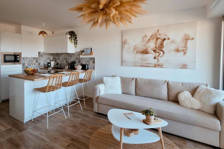 Gîte für 3 Personen, mit Terrasse