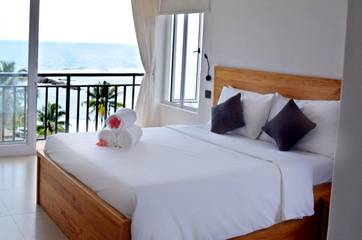 Gîte pour 3 personnes, avec vue et balcon dans Takamaka