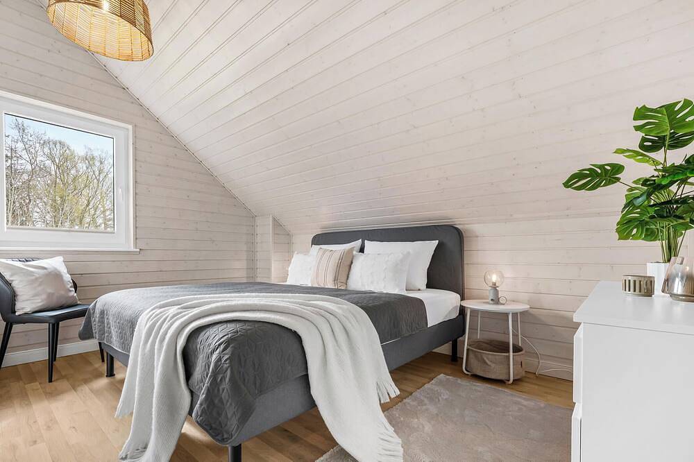 Ferienhaus \"Bernsteinblau\" in Schönberg-Holm nahe Sandstrand und mit Sauna in Holm, Schönberg