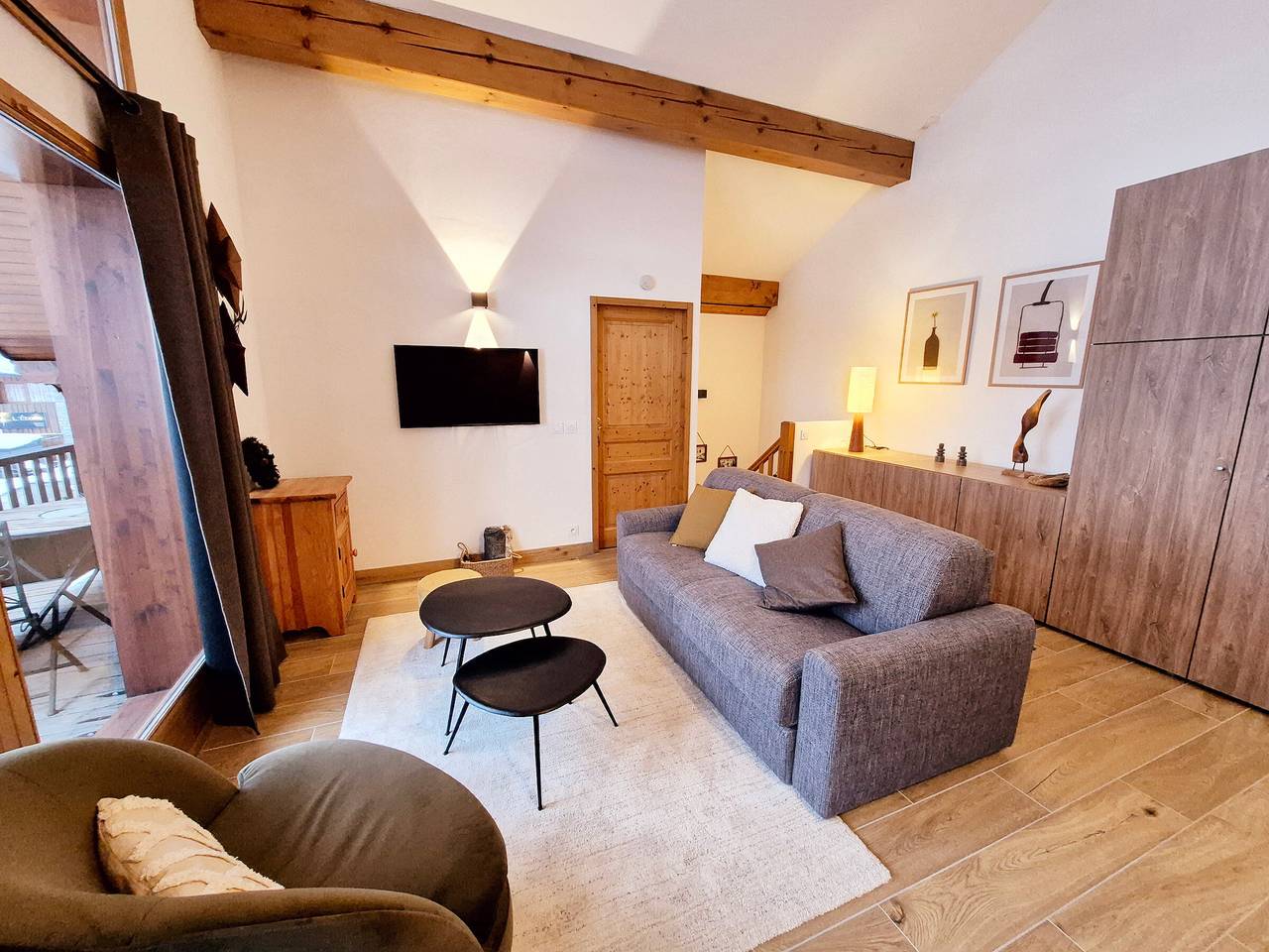 Apartamento entero, Dúplex renovado en el centro con aparcamiento y wifi in La Plagne, Aime-la-Plagne