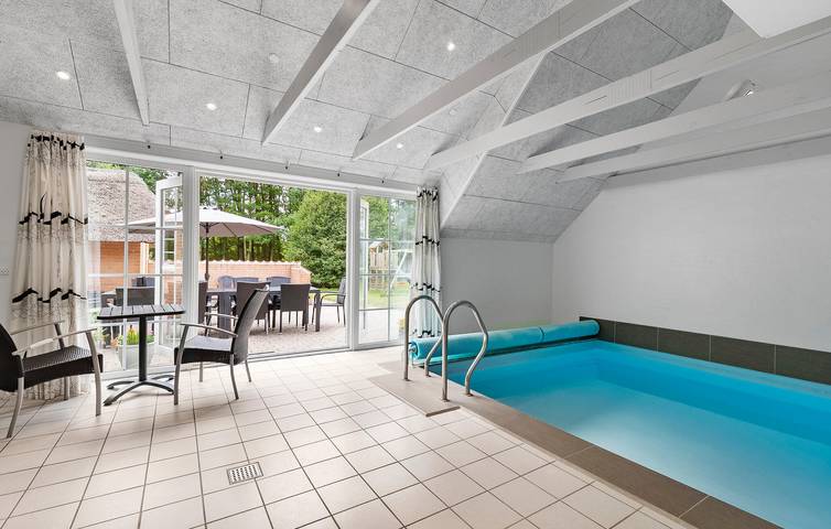 Ferienhaus für 12 Personen, mit Garten und Whirlpool sowie Terrasse und Sauna, mit Haustier in Vester Husby - 3