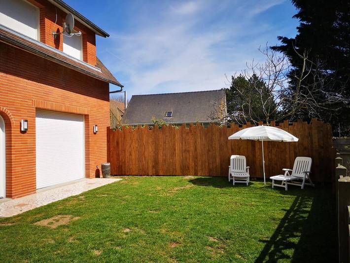 Location de vacances pour 4 personnes, avec vue et jardin dans Plage Du Mesnil Val Criel Sur Mer - 4