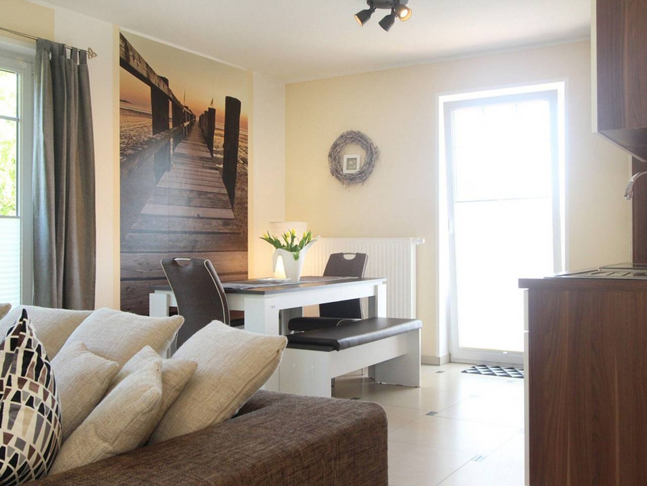 Ganze Ferienwohnung, Ferienwohnung Blaue Lagune - Blaue Ferienwohnung Blaue Lagune in Tarnewitz, Boltenhagen