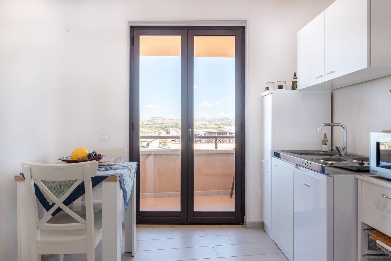 Apartamento Le Primule, apto para mascotas, con vistas al mar y balcón in San Leone, Provincia de Agrigento
