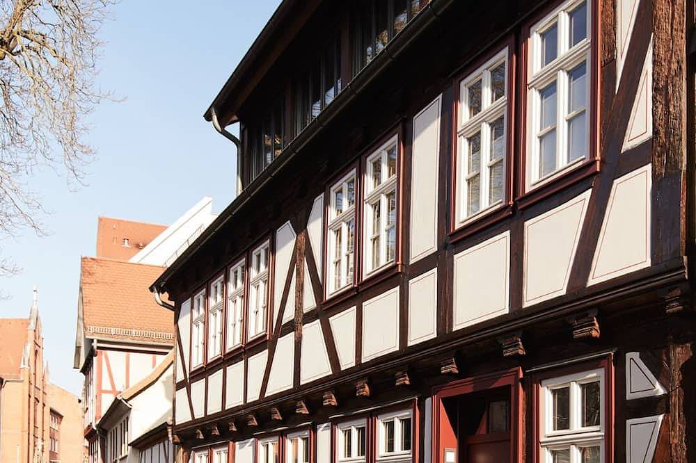 Fachwerk-Romantik am Dom in Fulda, Rhön-Hessen