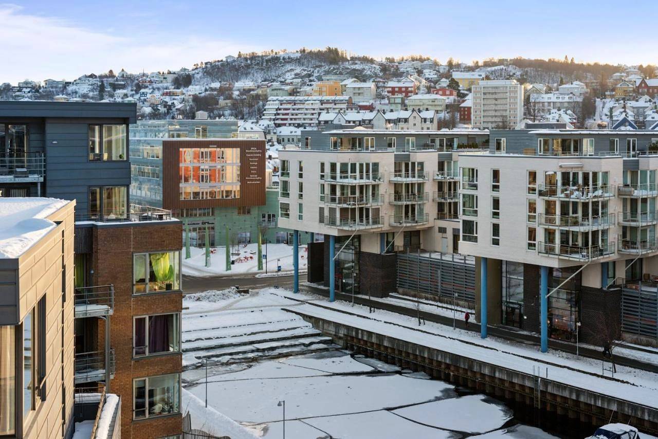 Entire apartment, Bjørvika Apartments, Solsiden Area, Trondheim city center in Trondheim