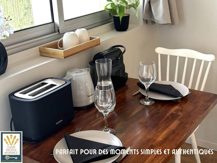 Maison d’hôte pour 2 personnes, avec vue ainsi que jardin et terrasse à Riantec - 3