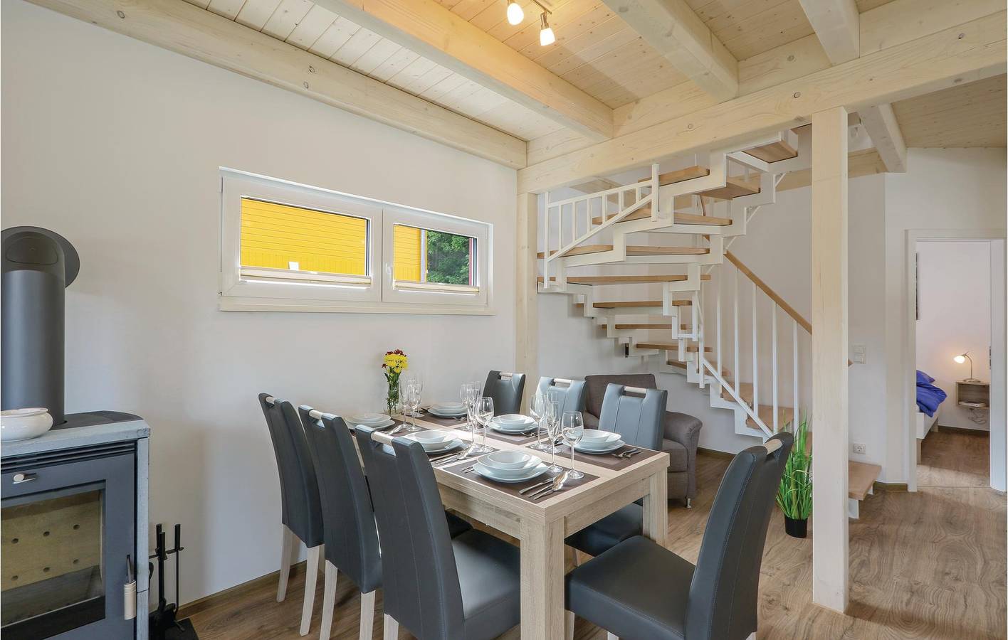 Gemütliches Sauna-Apartment mit Terrasse, Parkplatz & WiFi in der Nähe des Skilifts in Thale, Harzvorland