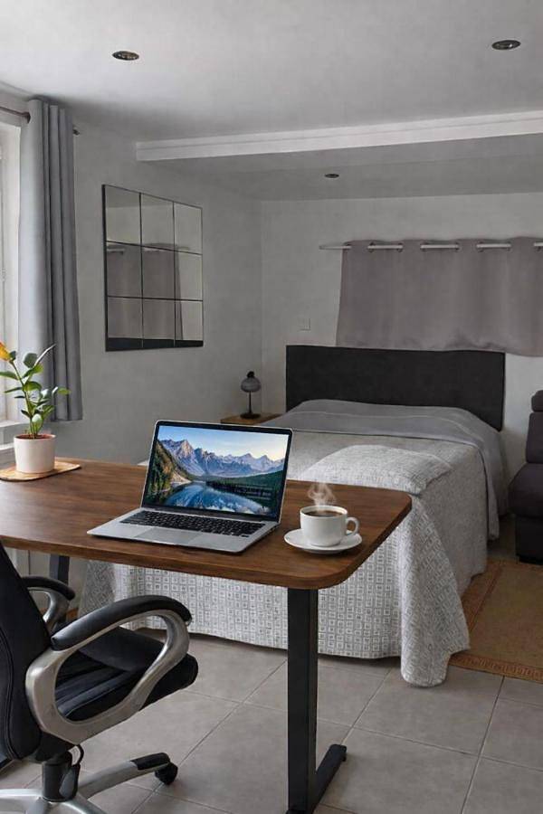 Appartement entier, Studio Loft Étape Calme Pro Flers Parking Wi-Fi Fibre in Flers, Région d'Argentan