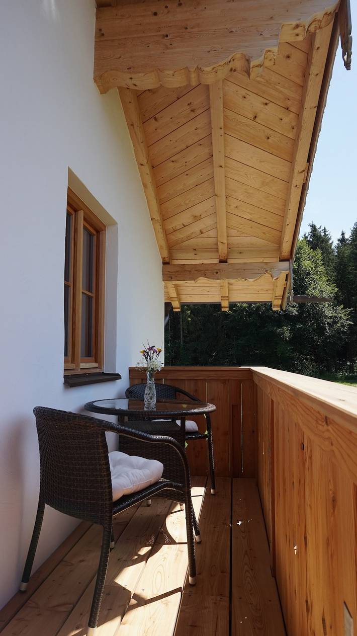 Ganze Ferienwohnung, Hölzlhof - Ferienwohnung Waldblick, 60 qm, bis 4 Personen in Amerang, Landkreis Rosenheim