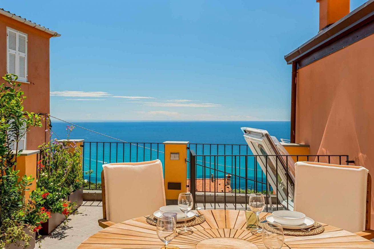Ganze Wohnung, Ferienwohnung für 2 Personen mit Balkon/Terrasse in Volastra, Riomaggiore Gemeinde