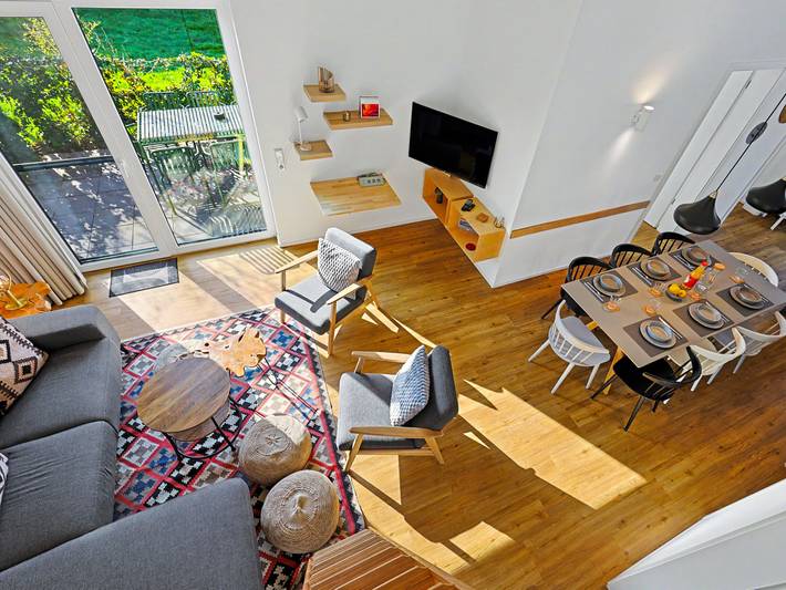 Ferienhaus für 8 Personen, mit Sauna und Kinderpool sowie Terrasse