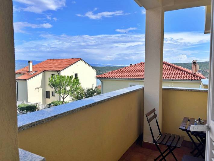 Ferienwohnung für 4 Personen, mit Balkon/Terrasse auf Krk