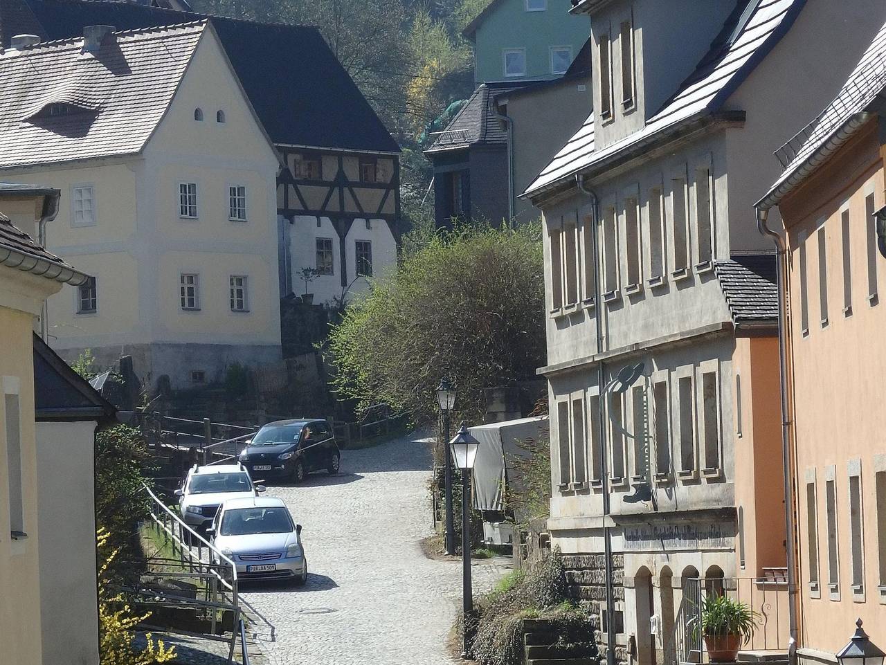 Ganze Ferienwohnung, Herberge Landstreicher - Ferienwohnung B, 1 Schlafraum in Königstein, Elbsandsteingebirge