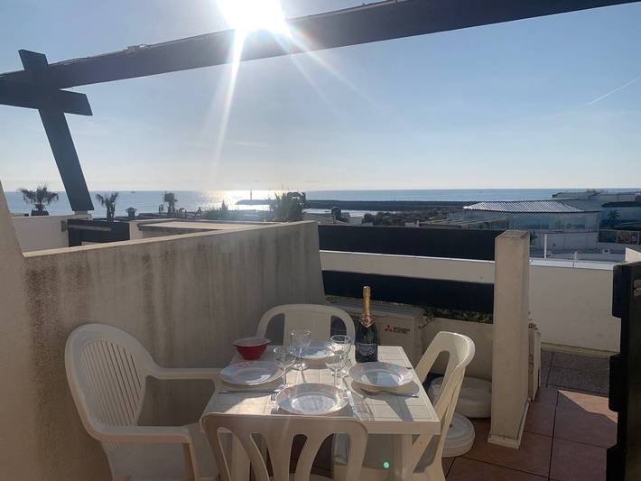 Appartement de vacances pour 4 personnes, avec terrasse, animaux acceptés