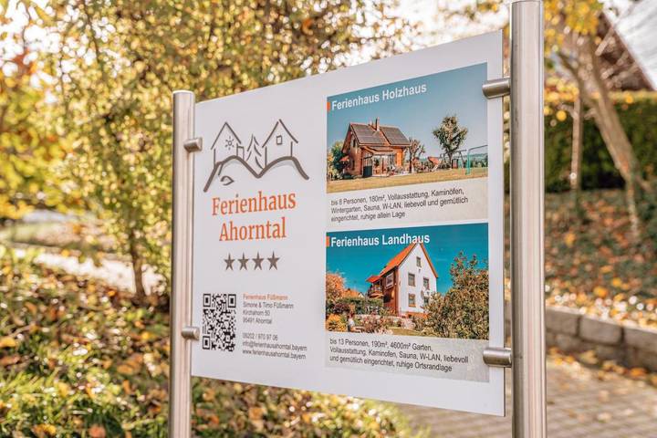 Ferienhaus für 8 Personen, mit Balkon und Terrasse sowie Garten und Sauna