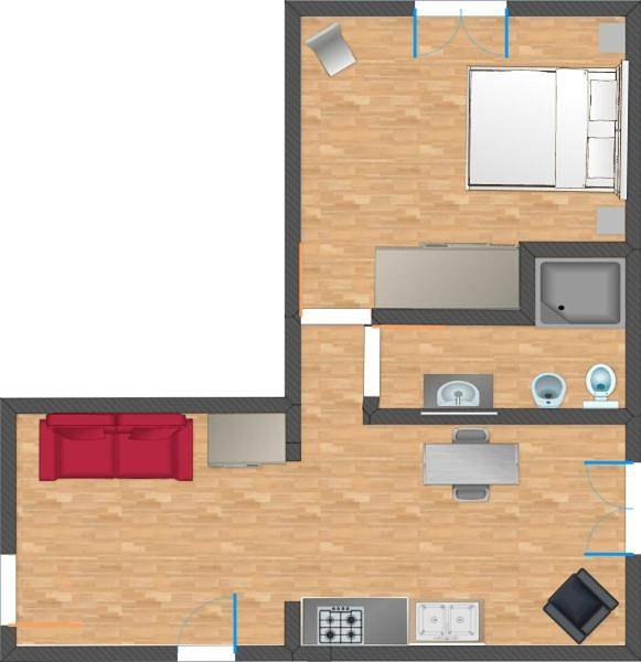 Vakantieappartement voor 4 personen, met uitzicht - 1