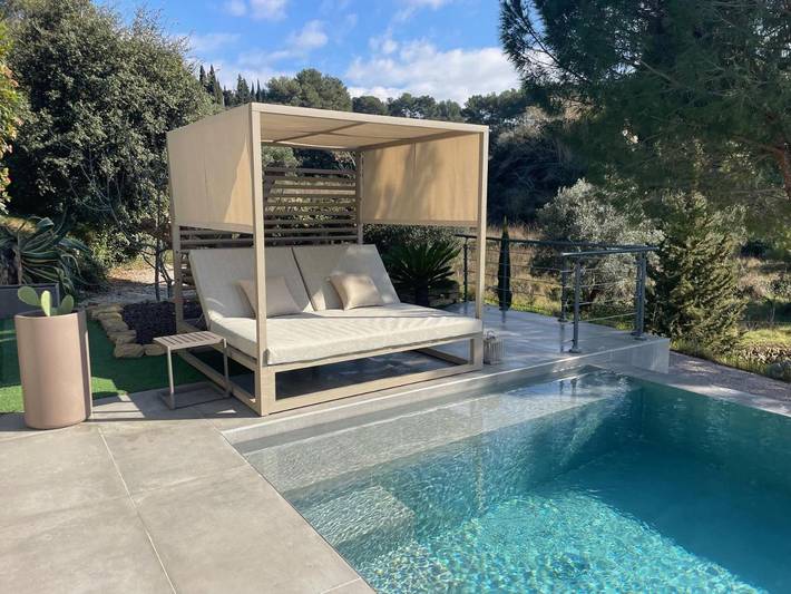 Villa pour 4 personnes, avec piscine ainsi que jardin et vue à Le Castellet - 2