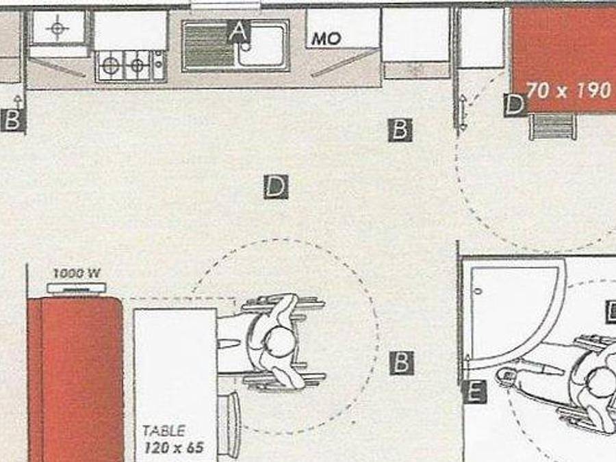 Camping du Lac Marciac - Mobile home 4 persons - Comfort+ Prm in Marciac, Gers