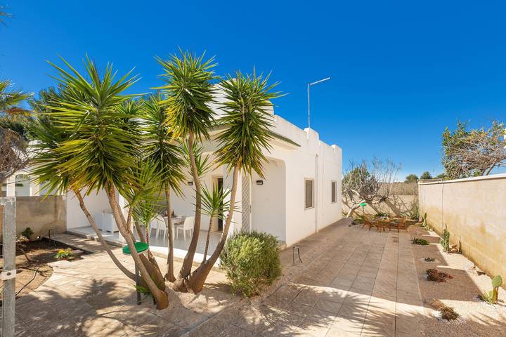 Ferienhaus für 7 Personen, mit Garten