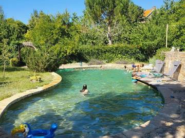 Gîte pour 6 personnes, avec terrasse et piscine, animaux acceptés à Salles-Courbatiès