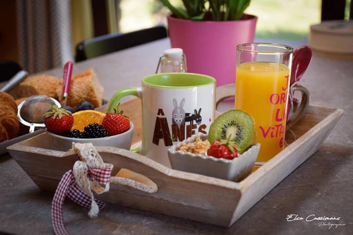 Location de vacances pour 5 personnes, avec piscine ainsi que jardin et vue, adapté aux familles à Walcourt - 2