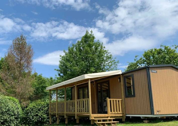 Mobil home pour 6 personnes, avec bassin pour enfant à La Romieu - 3