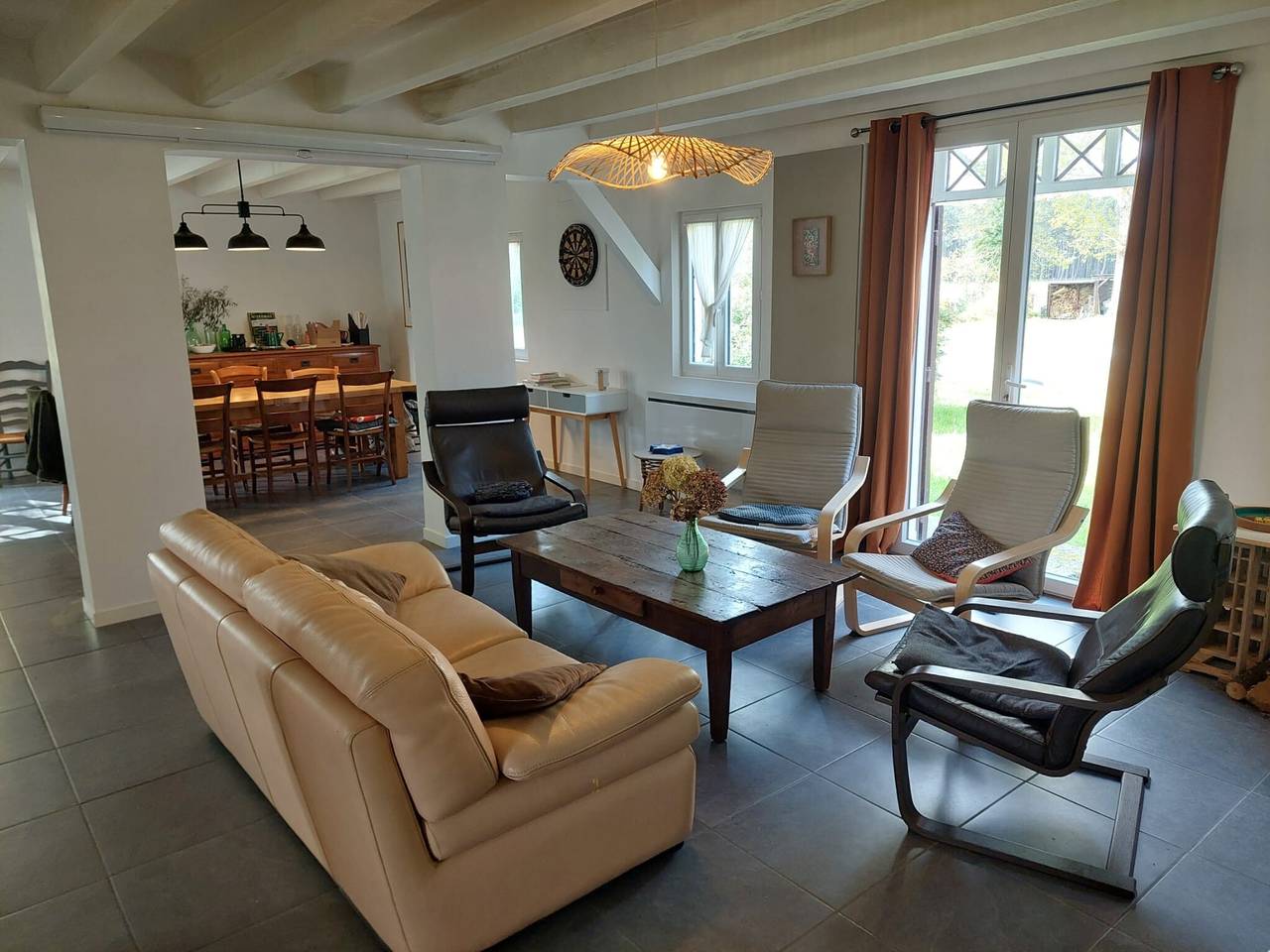 Casa de vacaciones 'Bienvenue À La Maison' con terraza, jardín privados y Wi-Fi in Mézos, Côte d’Argent