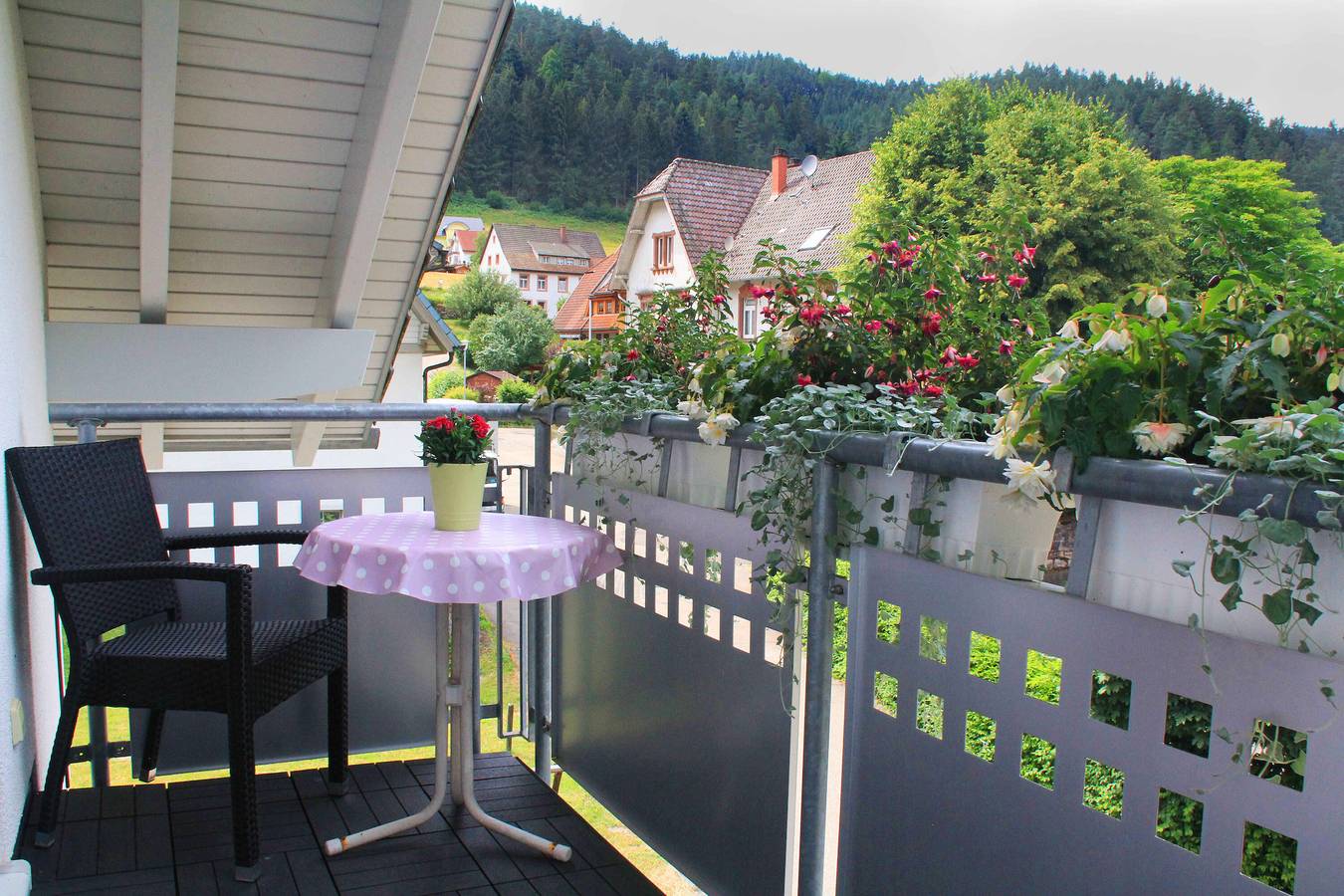Apartment „Doppelzimmer 4 – mit Dusche und Wc“, Bergblick, Gemeinschaftsterrasse & Wlan in Hornberg, Mittlerer Schwarzwald