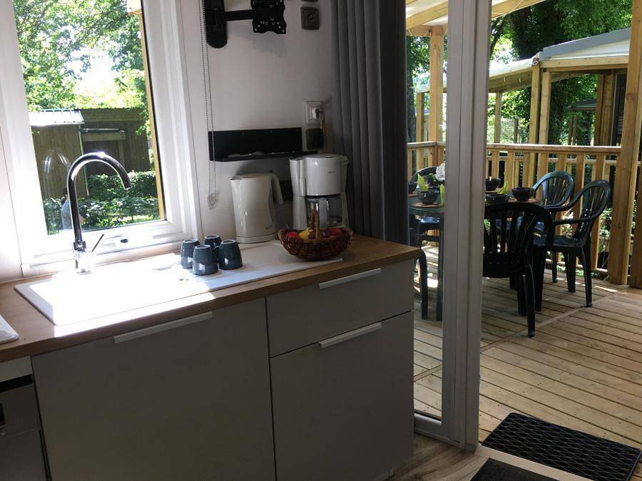 Flower Camping et Base de Loisirs de Rouffiac - Mobilhome 6 personnes - Mobil-home Source Confort 24m² - 2 chambres 4/6 pers in Angoisse (Dordogne), Périgord Vert