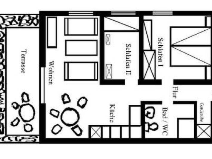 Ferienwohnung für 3 Personen, mit Terrasse und Sauna in Olsberg - 3
