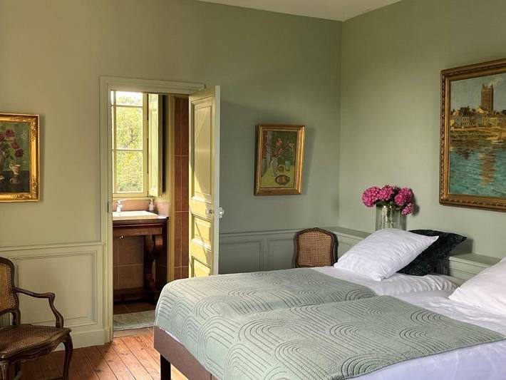 Location de vacances pour 2 personnes, avec jardin et vue à Champtoceaux