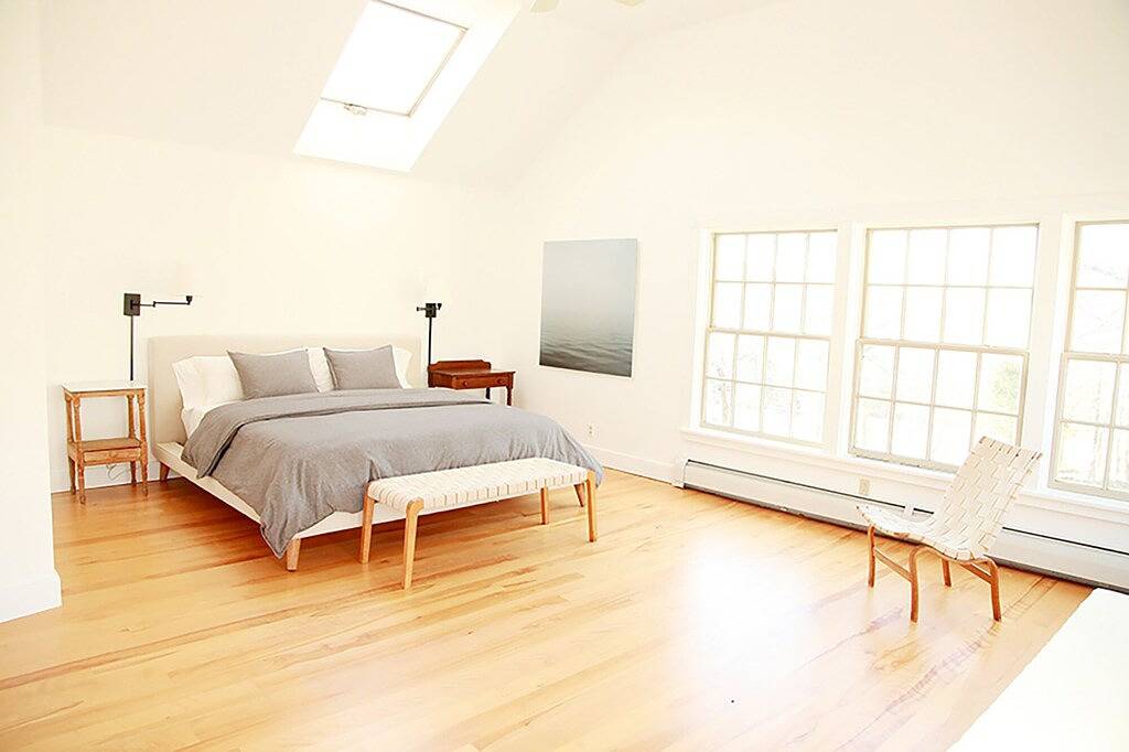 Das Bauernhaus auf der Big Picture Farm in Townshend, Windham County