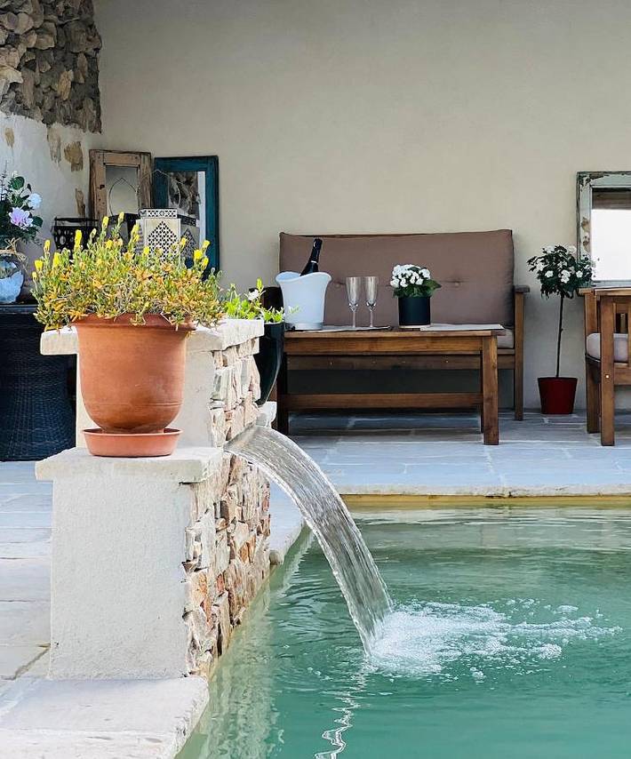 Casa de vacaciones para 4 personas, con terraza y piscina - 1