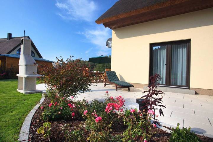 Ferienhaus für 8 Personen, mit Terrasse und Garten sowie Sauna und Ausblick in Stubbenfelde