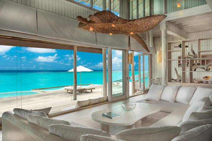 Station pour 6 personnes, avec piscine ainsi que jardin et sauna dans Maldives - 2