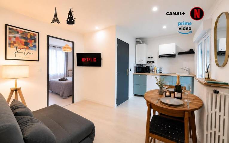 Appartement de vacances pour 2 personnes, avec Balcon à Vaires-sur-Marne