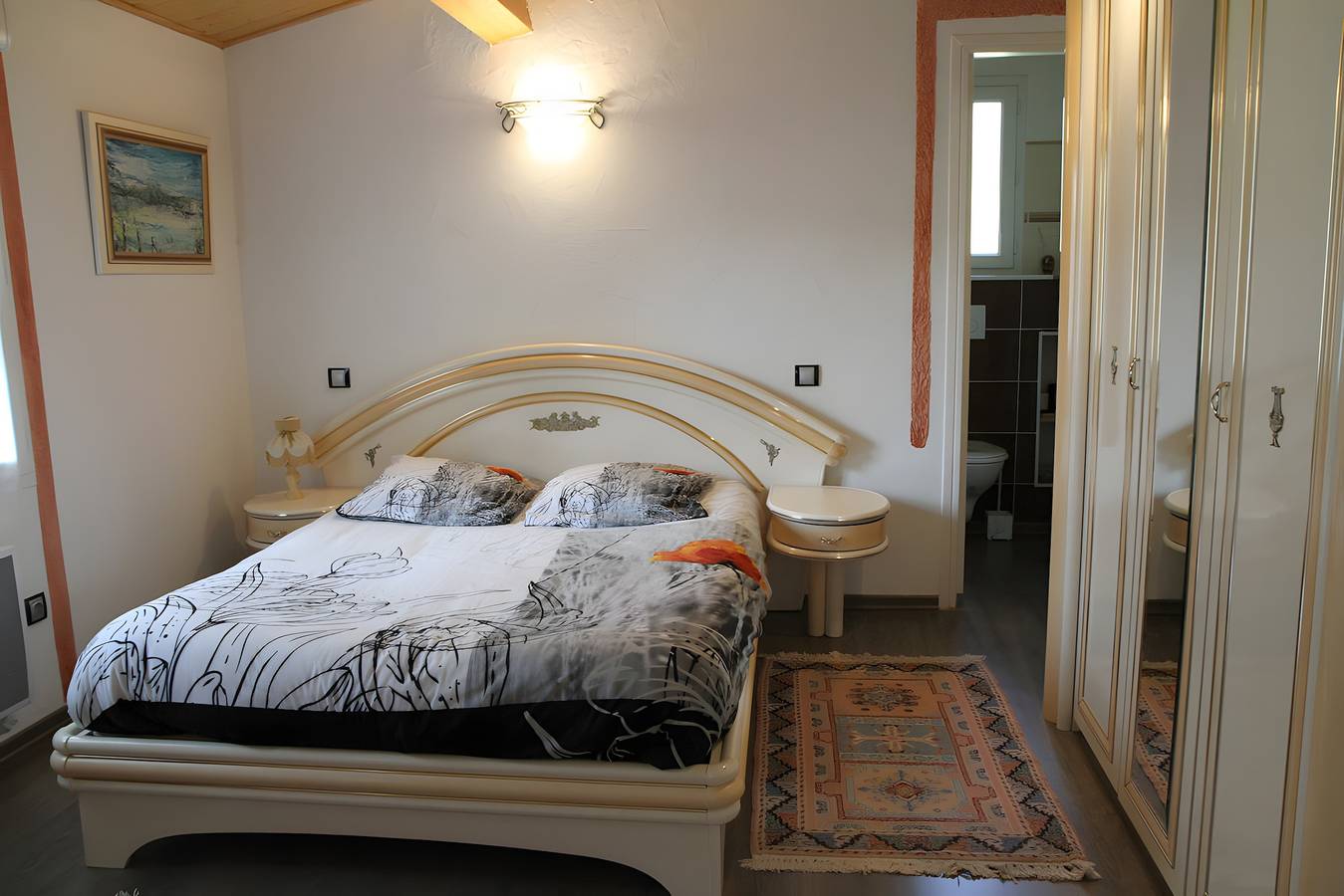 Bed and Breakfast 'Les Issignols' con vistas a la montaña, Wi-Fi y aire acondicionado in Colombier-le-Vieux, Tournon-sur-Rhône región